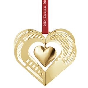 Georg Jensen 2019 heart mobile Ornament